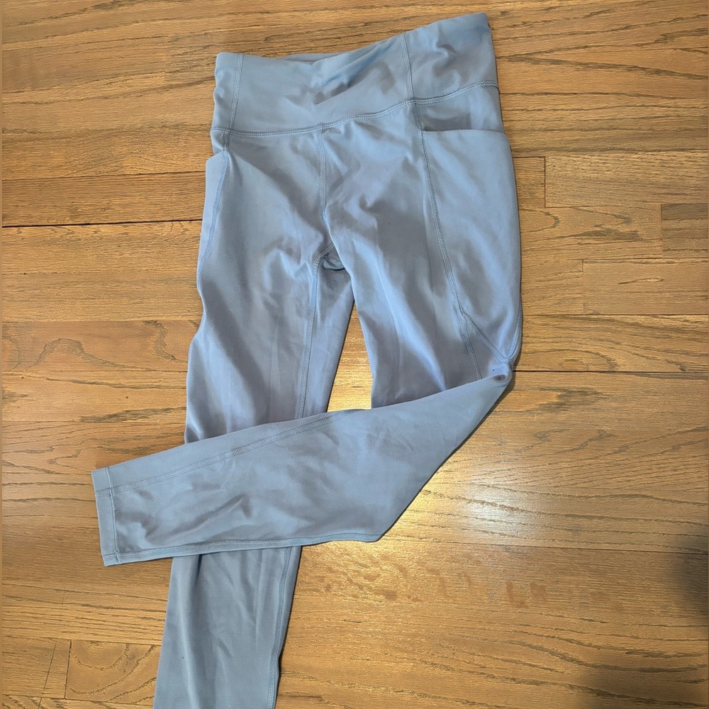 Athleta Baby Blue Girls Leggings